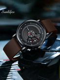 ساعت مردانه اسپرت SUNLIFEX با موتور کوارتز دقیق، طراحی مقاوم در برابر آب و جعبه شیک