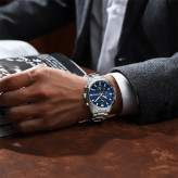 ساعت مردانه کرن مدل 22819509 با موتور کوارتز ژاپنی، کرونوگراف سهموتوره، بند استیل ضدآب و طراحی اسپرت لوکس – انتخابی ایدهآل برای استایل روزمره و هدیه ویژه