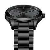 ساعت کوارتز مردانه BIDEN با بند استیل ضد زنگ، طراحی ساده شرکتی، مقاوم در برابر آب—گزینهای ایدهآل برای کاربرد روزمره و هدیه