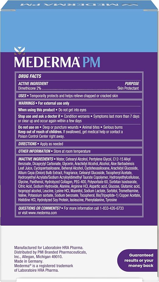 رم شبانه‌ترمیم‌کننده قوی Mederma (PM Intensive Overnight Scar Cream) – بازسازی پوست در خواب با فرمول سه‌گانه Tripeptol™