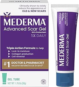 ژل پیشرفته Mederma Advanced – کاهش مشهود ظاهر، رنگ و بافت جای زخم با فرمول سه‌گانه روزانه