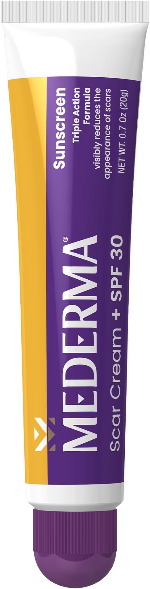کرم محافظ و درمانی Mederma Scar Cream Plus SPF 30 – محافظت همه‌کاره و بهبود ظاهری جای زخم