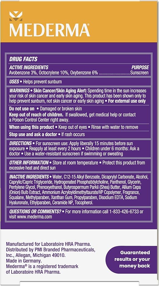 کرم محافظ و درمانی Mederma Scar Cream Plus SPF 30 – محافظت همه‌کاره و بهبود ظاهری جای زخم