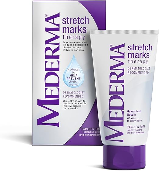 عنوان اصلی: کرم درمان ترک‌های پوستی مدرما مدل Stretch Marks Therapy – 50 گرم – حاوی عصاره گیاهی Cepalin، هیالورونیک اسید و عصاره سنتلا آسیاتیکا – مناسب برای استفاده در دوران بارداری از سه‌ماهه دوم به بعد