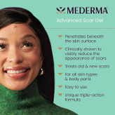 ژل پیشرفته ضد اسکار مدرما (Mederma Advanced Scar Gel) – کاهشدهنده قابل توجه جای زخمهای قدیمی و جدید (جوش، بخیه، سوختگی و ...)، حجم 20 گرم