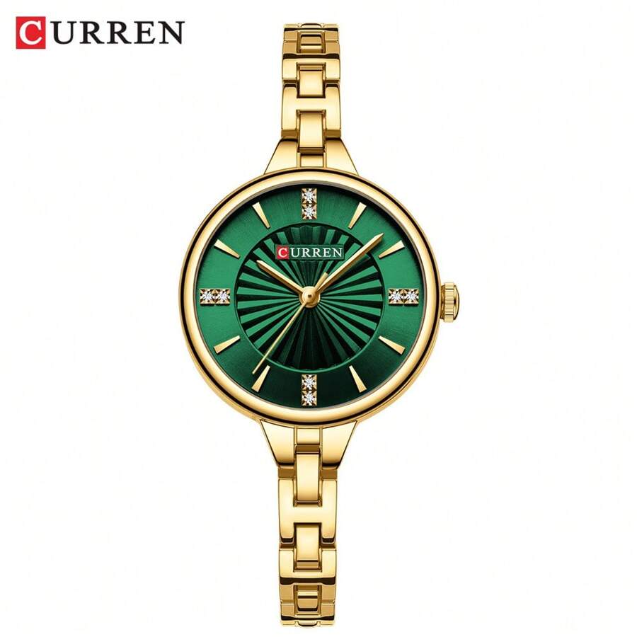 ساعت Curren 9097L زنانه استیل طلایی/نقره‌ای قطر ۳۰mm