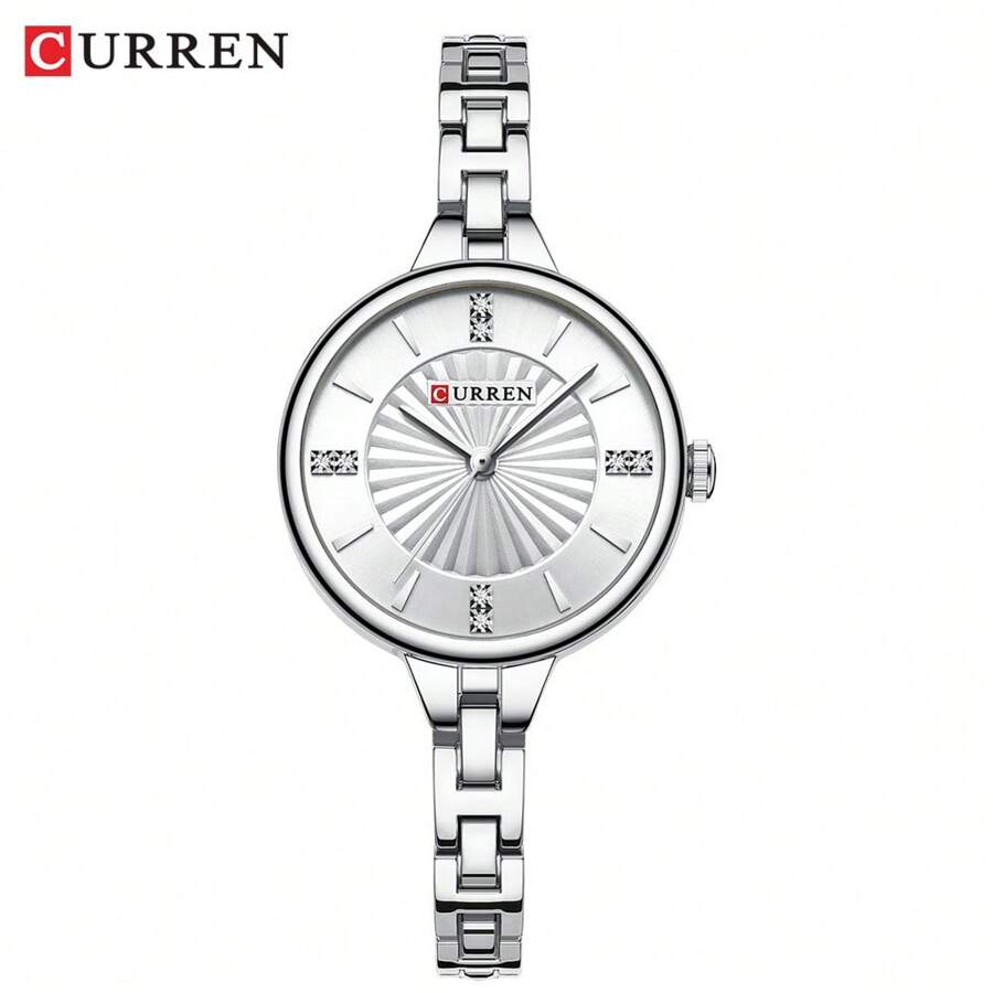 ساعت Curren 9097L زنانه استیل طلایی/نقره‌ای قطر ۳۰mm