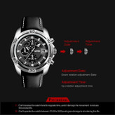 ساعت نظامی دیجیتال-کرنوگراف SKMEI مدل B0764J26FT با صفحه دیجیتال بزرگ، بند چرمی و شیشه مقاوم